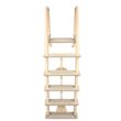 Confer Plastics 6000X Heavy Duty Above Ground in-Pool Swimming Ladder for Decks Adjustable from 42IN to 56IN HIGH