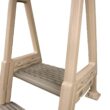 Confer Plastics 6000X Heavy Duty Above Ground in-Pool Swimming Ladder for Decks Adjustable from 42IN to 56IN HIGH