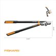 Fiskars 32" PowerGear2 Steel Blade Garden Bypass Lopper and Tree Trimmer