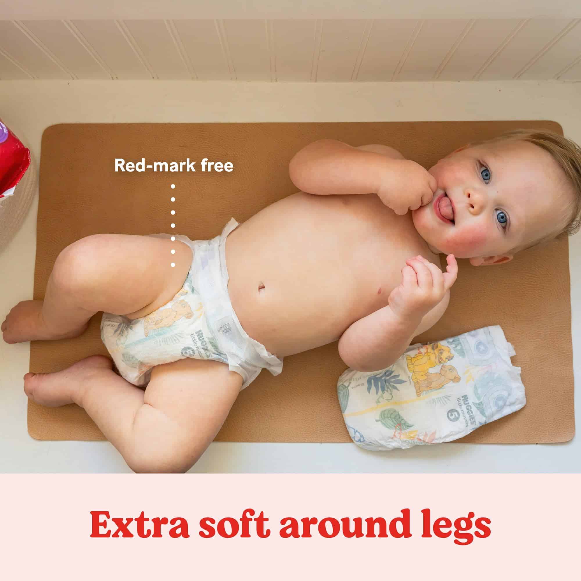 Huggies Size 3 Diapers, Little Movers Baby Diapers, Size 3 (16-28 lbs), 156 Count (6 packs of 26) Huggies Size 3 Diapers, Little Movers Baby Diapers, Size 3 (16-28 lbs), 156 Count (6 packs of 26) - Image 3
