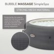INTEX 28483E SimpleSpa Bubble Massage Spa- 4 Person Capacity – Built-in QuickFill Inflation - 77" x 26" INTEX 28483E SimpleSpa Bubble Massage Spa- 4 Person Capacity – Built-in QuickFill Inflation - 77" x 26"
