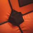 Gazelle Tents T4 Hub Tent, UV Resistant, Removable Floor, 4-Person, Orange, 78"x 94" x 94"