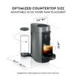 De'Longhi Nespresso VertuoPlus Coffee and Espresso Machine, 5 Fluid Ounces, Grey