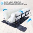 Ivation EZ-Bed (Full Size) Air Mattress with Frame & Rolling Case, Self Inflatable