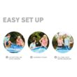 Intex 28273NP 14.75' x 86" x 33" Rectangular Frame Above Ground Outdoor Backyard Swimming Pool, Blue