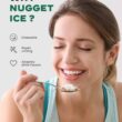 Silonn Nugget Ice Maker Countertop, Pebble Ice Maker with Soft Chewable Ice, Black