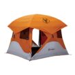 Gazelle Tents T4 Hub Tent, UV Resistant, Removable Floor, 4-Person, Orange, 78