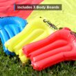 JAMBO Premium Triple Slip Splash and Slide with Bodyboards (Updated Model), Heavy Duty Water Slide JAMBO Premium Triple Slip Splash and Slide with Bodyboards (Updated Model), Heavy Duty Water Slide