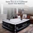 OhGeni Air Mattress Queen with Built-in Pump for Guest, 18" Tall Colchon Inflable Camping Blow Up Air Bed with Carrying Bag OhGeni Air Mattress Queen with Built-in Pump for Guest, 18" Tall Colchon Inflable Camping Blow Up Air Bed with Carrying Bag