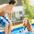 Intex 28273NP 14.75' x 86" x 33" Rectangular Frame Above Ground Outdoor Backyard Swimming Pool, Blue