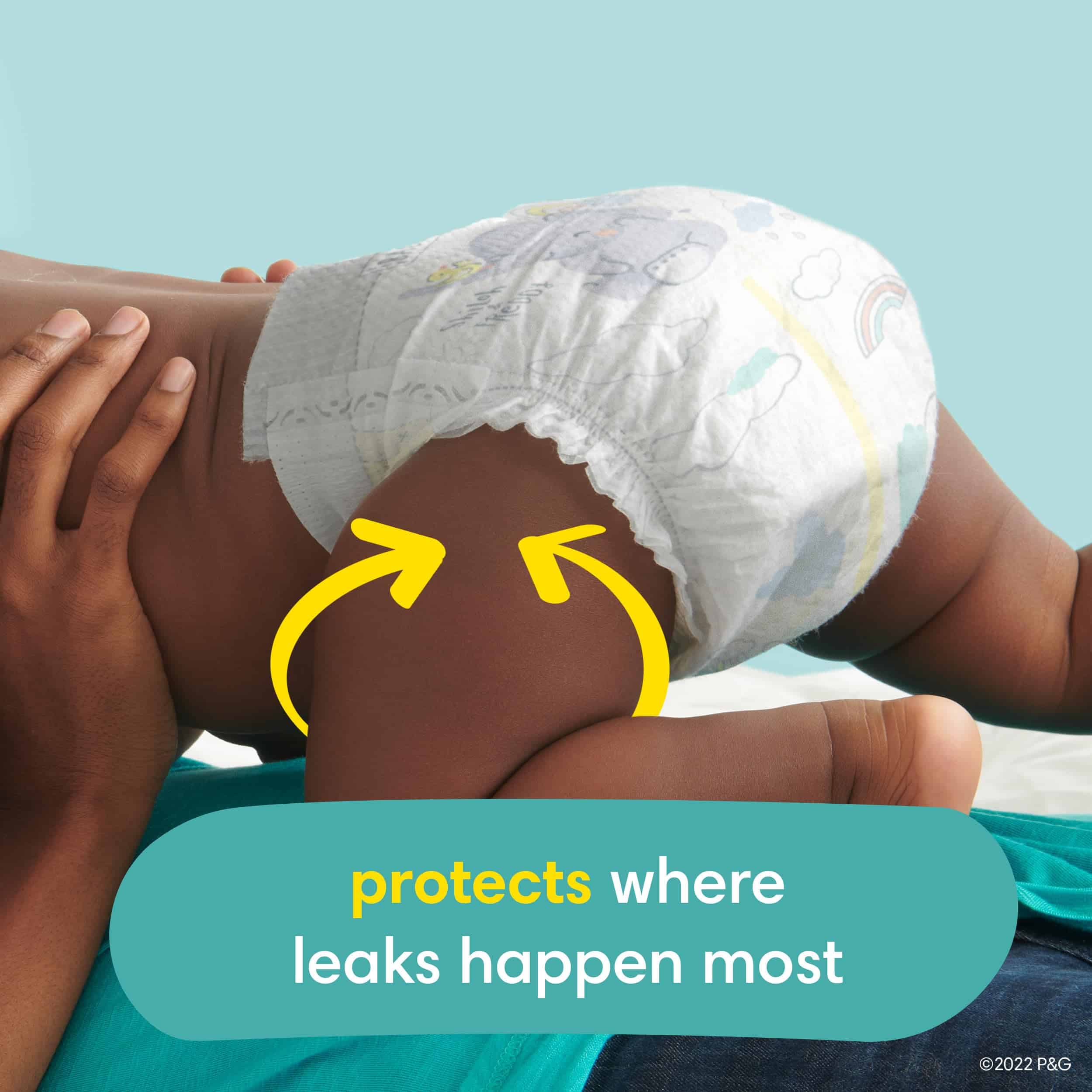Pampers Swaddlers Diapers - Size 2, 148 Count, Ultra Soft Disposable Baby Diapers Pampers Swaddlers Diapers - Size 2, 148 Count, Ultra Soft Disposable Baby Diapers - Image 2