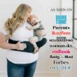 Tushbaby - Safety-Certified Hip Seat Baby Carrier - Mom’s Choice Award Winner, Seen on Shark Tank (Carrier, Black/Gold)