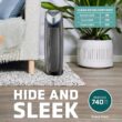 GermGuardian AC4825E Air Purifier with HEPA Filter & UV-C Light, 22”, Gray