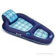Aqua LEISURE Luxury Water Pool Lounge – Extra Large – Inflatable Pool Floats for Adults - Luxury Lounge Navy/Light Blue