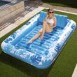 Sloosh Inflatable Tanning Pool Lounger Float-XL, 85