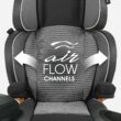 Chicco KidFit Zip Air Plus 2-in-1 Belt Positioning Booster Car Seat - Q Collection