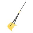 Amazing Rake RK-31000 17 in. 3-in-1 Yellow Ergonomic Pickup Rake with Telescopic Rubber Grip Steel Handle
