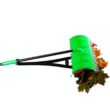 Amazing Rake RK-31010 17 in. 3-in-1 Lime Green Ergonomic Pickup Rake with Telescopic Rubber Grip Steel Handle