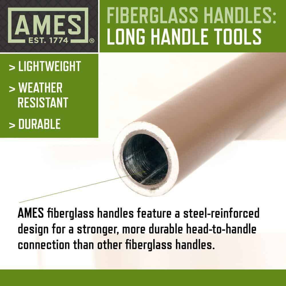 Ames 28252100 57.5 in. Fiberglass Handle 16-Tine Double Play Bow Rake Ames 28252100 57.5 in. Fiberglass Handle 16-Tine Double Play Bow Rake - Image 5