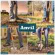 Anvil 78115-941 5-Piece 14-Tines Bow Rake Garden Tool Set