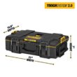 DEWALT DWST08165W14835 Toughsystem 2.0, 22 in. Small Tool Box with 10-Compartment Pro Small Parts Organizer