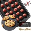 EATEX JT-BKS-10 15-Piece Nonstick Black Steel Bakeware Set with Silicone Handles
