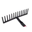 Bully Tools 92301 14-Tine Level Head Rake with 66 in. Fiberglass Handle