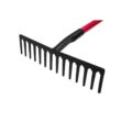 Bully Tools 92301 14-Tine Level Head Rake with 66 in. Fiberglass Handle