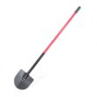 Bully Tools 92702 12-Gauge Weighted Caprock/Pony Shovel with Fiberglass Long Handle