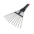 Bully Tools 92317 8 in. Shrub Rake with Fiberglass Handle and 10 Spring Steel Tines Bully Tools 92317 8 in. Shrub Rake with Fiberglass Handle and 10 Spring Steel Tines