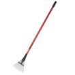 Bully Tools 92317 8 in. Shrub Rake with Fiberglass Handle and 10 Spring Steel Tines