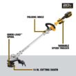 DEWALT DCST922B 20V MAX 14 in. Brushless Cordless Battery Powered Foldable String Trimmer (Tool Only)