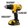 DEWALT DCK240C2 20V MAX Cordless Drill/Impact 2 Tool Combo Kit with (2) 20V 1.3Ah Batteries, Charger, and Bag