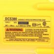 DEWALT DCS380B 20V MAX Cordless Reciprocating Saw (Tool Only)