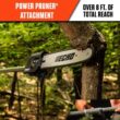 ECHO 99944200532 8 ft. Power Pruner Pole Saw Attachment with 10 in. Bar and Chain for ECHO Pro Attachment Series