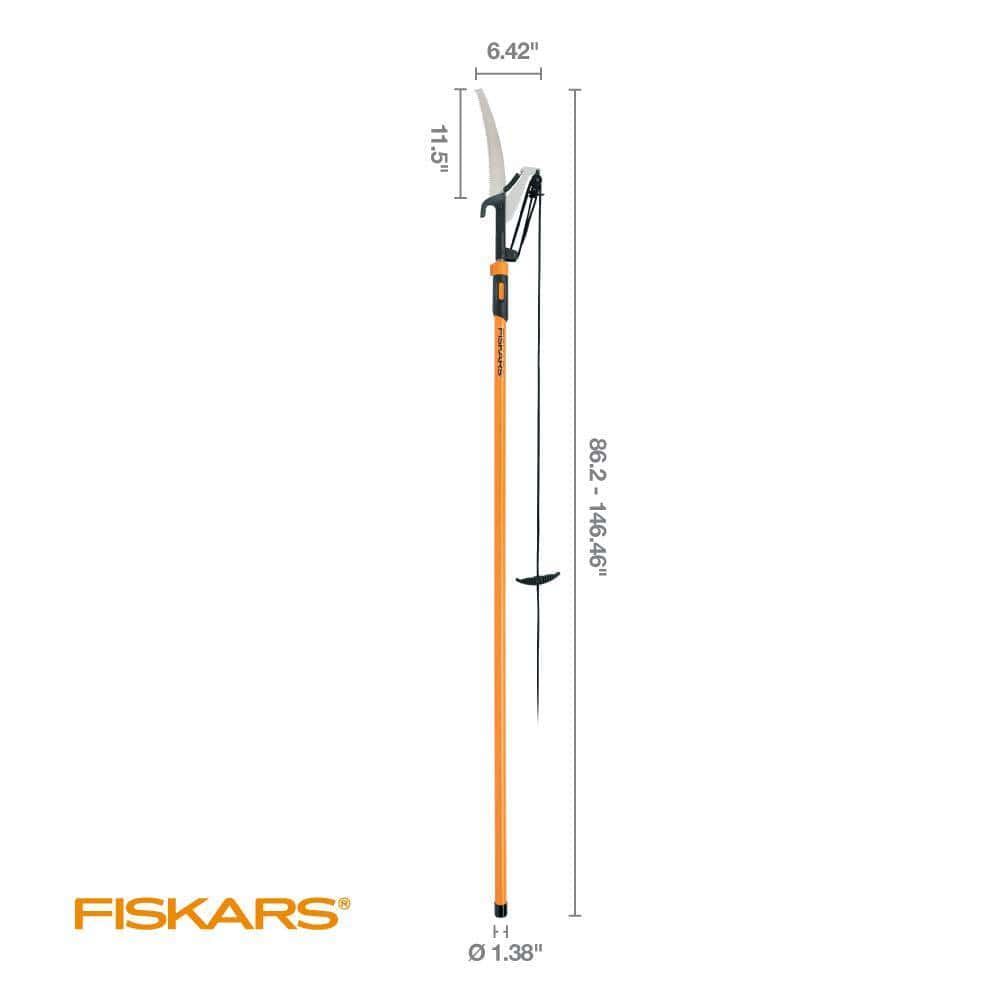 Fiskars 393951-1007 1 in. Cut Capacity Steel Blade Fiberglass Handled 12 ft. Tree Pruner Fiskars 393951-1007 1 in. Cut Capacity Steel Blade Fiberglass Handled 12 ft. Tree Pruner - Image 2