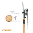 Fiskars 393951-1007 1 in. Cut Capacity Steel Blade Fiberglass Handled 12 ft. Tree Pruner Fiskars 393951-1007 1 in. Cut Capacity Steel Blade Fiberglass Handled 12 ft. Tree Pruner