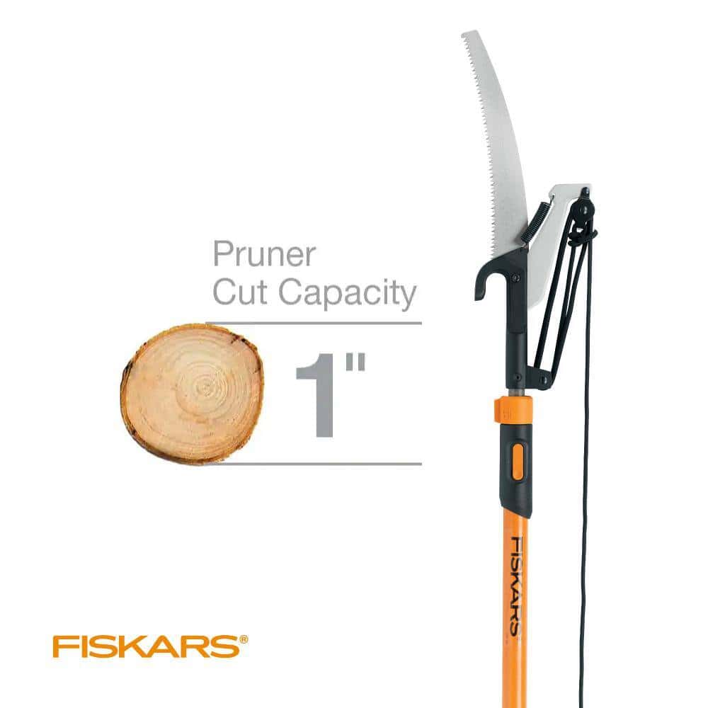 Fiskars 393951-1007 1 in. Cut Capacity Steel Blade Fiberglass Handled 12 ft. Tree Pruner Fiskars 393951-1007 1 in. Cut Capacity Steel Blade Fiberglass Handled 12 ft. Tree Pruner - Image 4