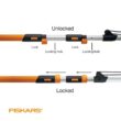 Fiskars 394732-1003 1.25 in. Cut Capacity Steel Titanium Coated Cutting Blade 15 in. Fiberglass/Alum Pole Chain Drive 16 ft. Tree Pruner Fiskars 394732-1003 1.25 in. Cut Capacity Steel Titanium Coated Cutting Blade 15 in. Fiberglass/Alum Pole Chain Drive 16 ft. Tree Pruner