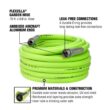 Flexzilla HFZG575YW-E 5/8 in. x 75 ft. Garden Hose with 3/4 in. GHT Fittings Flexzilla HFZG575YW-E 5/8 in. x 75 ft. Garden Hose with 3/4 in. GHT Fittings