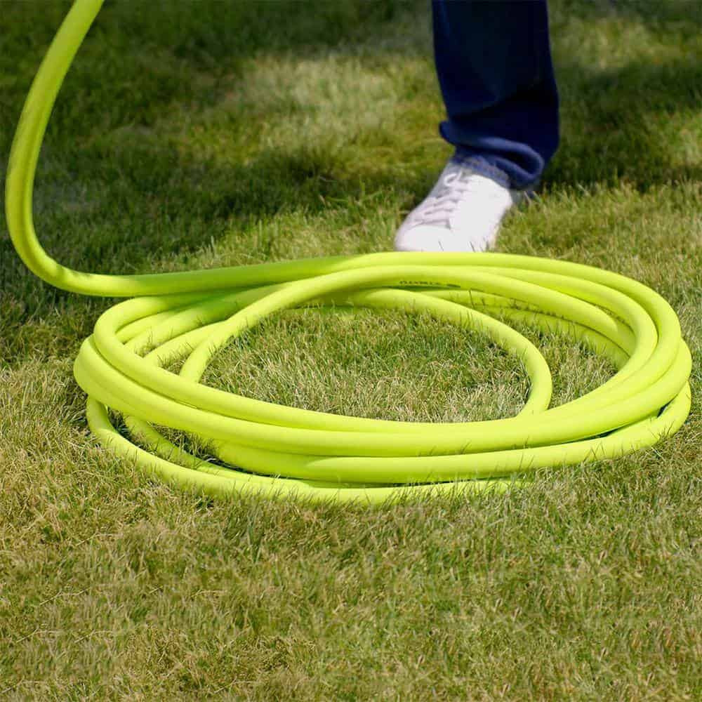 Flexzilla HFZG575YW-E 5/8 in. x 75 ft. Garden Hose with 3/4 in. GHT Fittings Flexzilla HFZG575YW-E 5/8 in. x 75 ft. Garden Hose with 3/4 in. GHT Fittings - Image 2
