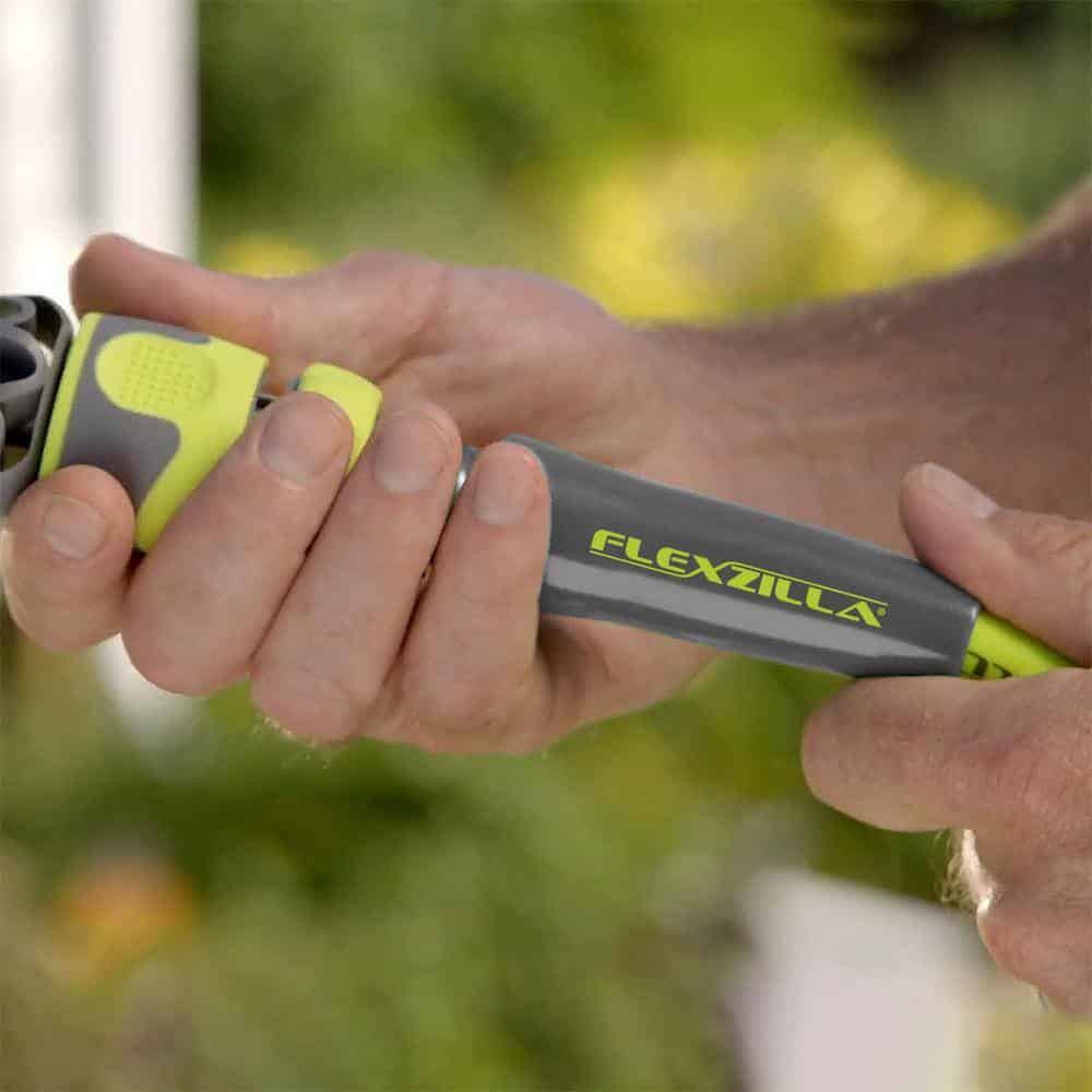 Flexzilla HFZG575YW-E 5/8 in. x 75 ft. Garden Hose with 3/4 in. GHT Fittings Flexzilla HFZG575YW-E 5/8 in. x 75 ft. Garden Hose with 3/4 in. GHT Fittings - Image 4