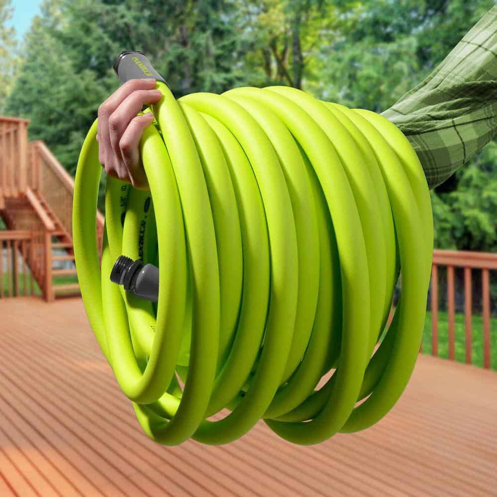 Flexzilla HFZG575YW-E 5/8 in. x 75 ft. Garden Hose with 3/4 in. GHT Fittings Flexzilla HFZG575YW-E 5/8 in. x 75 ft. Garden Hose with 3/4 in. GHT Fittings - Image 7