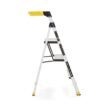 Gorilla Ladders GLA-4XB 4 .5 ft. Aluminum Dual Platform Step Ladder with Project Bucket (9 ft. Reach), 250 lbs. Capacity Type I Duty Rating Gorilla Ladders GLA-4XB 4 .5 ft. Aluminum Dual Platform Step Ladder with Project Bucket (9 ft. Reach), 250 lbs. Capacity Type I Duty Rating