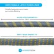 Hydrotech 8991 5/8 in. Dia x 100 ft. Burst Proof Expandable Garden Water Hose