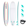 Wavestorm - Classic Soft Top Foam 8ft Surfboard - burst