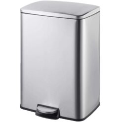 Innovaze MGCS-AS2003 13.2 Gal. /50 l Stainless Steel Rectangular Kitchen Step-on Trash Can