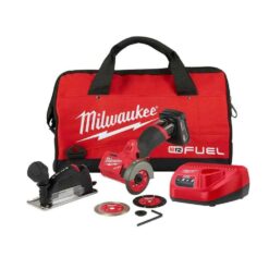 Milwaukee 2522-21XC M12 FUEL 12V 3 in. Lithium-Ion Brushless Cordless Cut Off Saw Kit with One 4.0 Ah Battery Charger and Bag