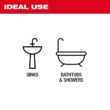 Milwaukee 49-16-2573 Trap Snake Auger Drain Cleaning Kit