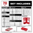 Milwaukee 48-32-5151 SHOCKWAVE Impact Duty Alloy Steel Screw Driver Bit Set (70-Piece) Milwaukee 48-32-5151 SHOCKWAVE Impact Duty Alloy Steel Screw Driver Bit Set (70-Piece)